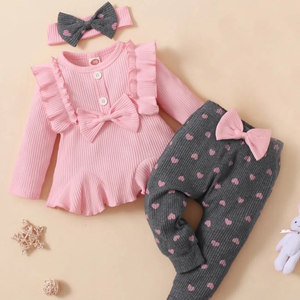 Baby girl 3 pc set
